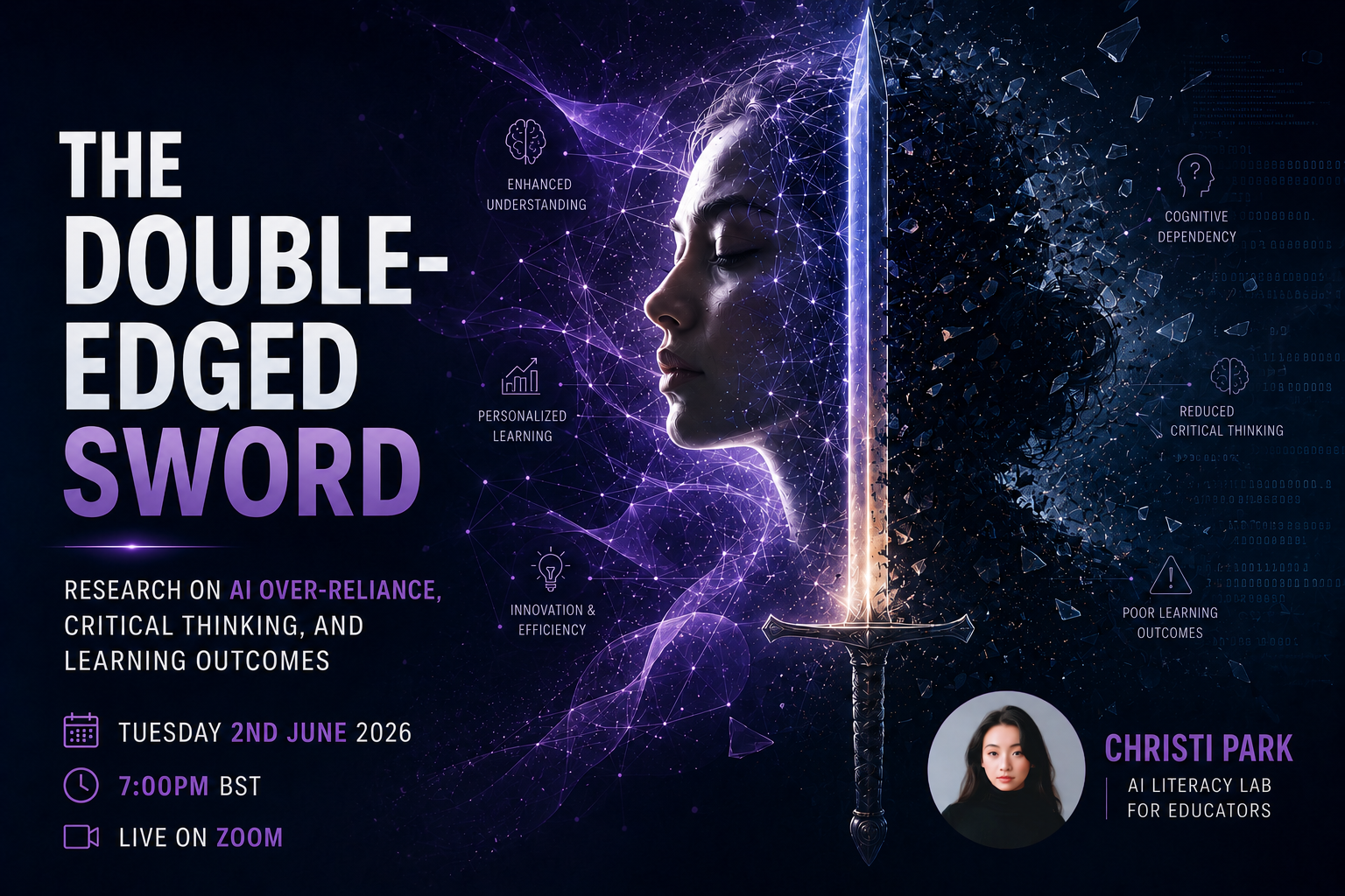 The Double-Edged Sword — webinar poster